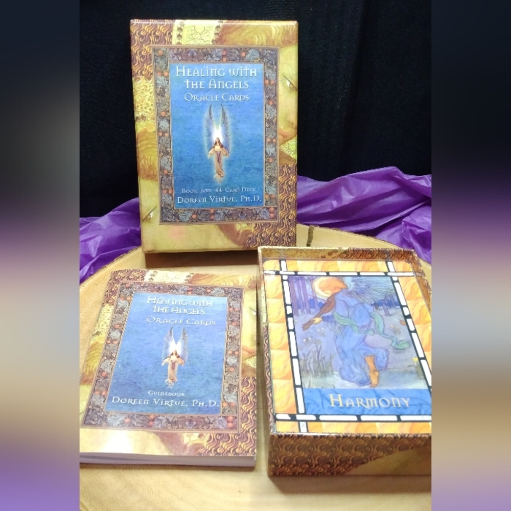 Healing with Angels Oracle Cards Rare 1999